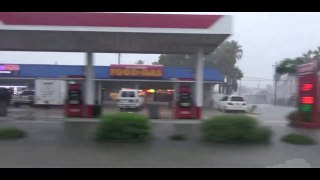 Galveston, Tx almost entire city is underwater, homes, cars, cemetery flooded