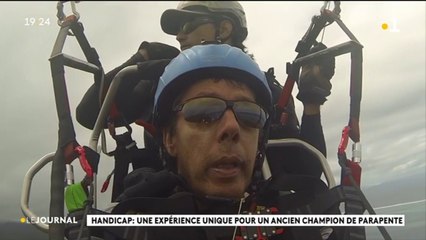 Lourdement handicapé, il renoue avec le parapente