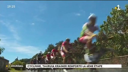 Tour de Tahiti, taruna Krainer remporte la 6e étape