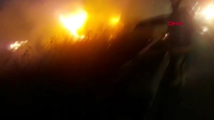 Denizli tır, iş makinesi çarptı 2 yaralı