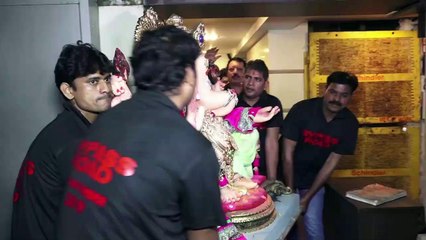 Neil Nitin Mukesh Daughter Nurvi Looks Cute In Pink Lehenga At Ganesh Chaturthi Celebration 2019