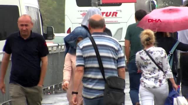İstanbul'un üstündü yağmur bulutları sardı 3