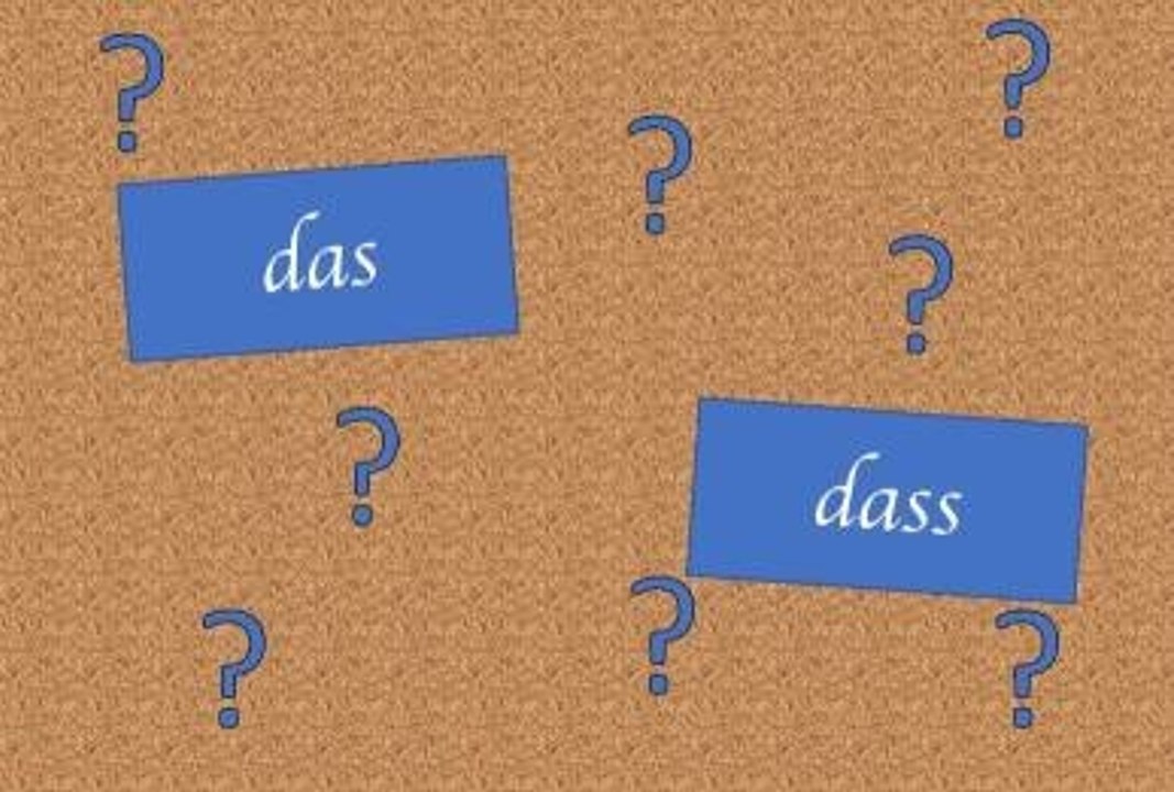Rechtschreibung: dass oder das