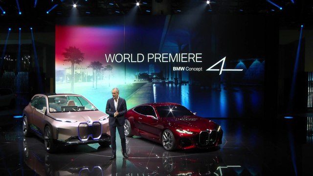 World Premiere BMW Concept 4 at 2019 IAA