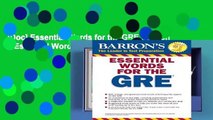 [Doc] Essential Words for the GRE (Barron s Essential Words for the GRE)
