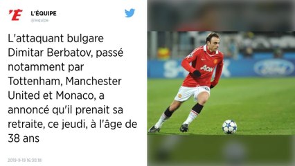 Скачать видео: Football : Passé par Manchester United et l’AS Monaco, Dimitar Berbatov prend sa retraite