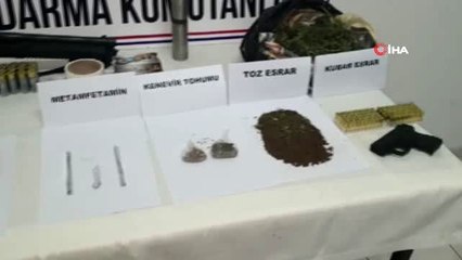 Jandarma ekiplerinden uyuşturucu satıcılarına baskın