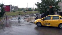 İstanbul'un Anadolu yakasında yağmur etkili olmaya başladı