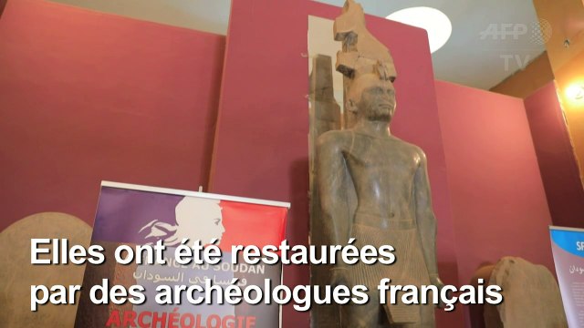Soudan: des archéologues français restituent trois pièces antiques au musée national