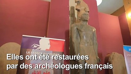 Soudan: des archéologues français restituent trois pièces antiques au musée national