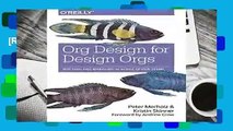 [READ] Org Design for Design Orgs