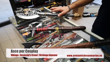 Asce per cosplay - Ascia Vikings, Ascia Assassin's creed, Ascia Vichinga