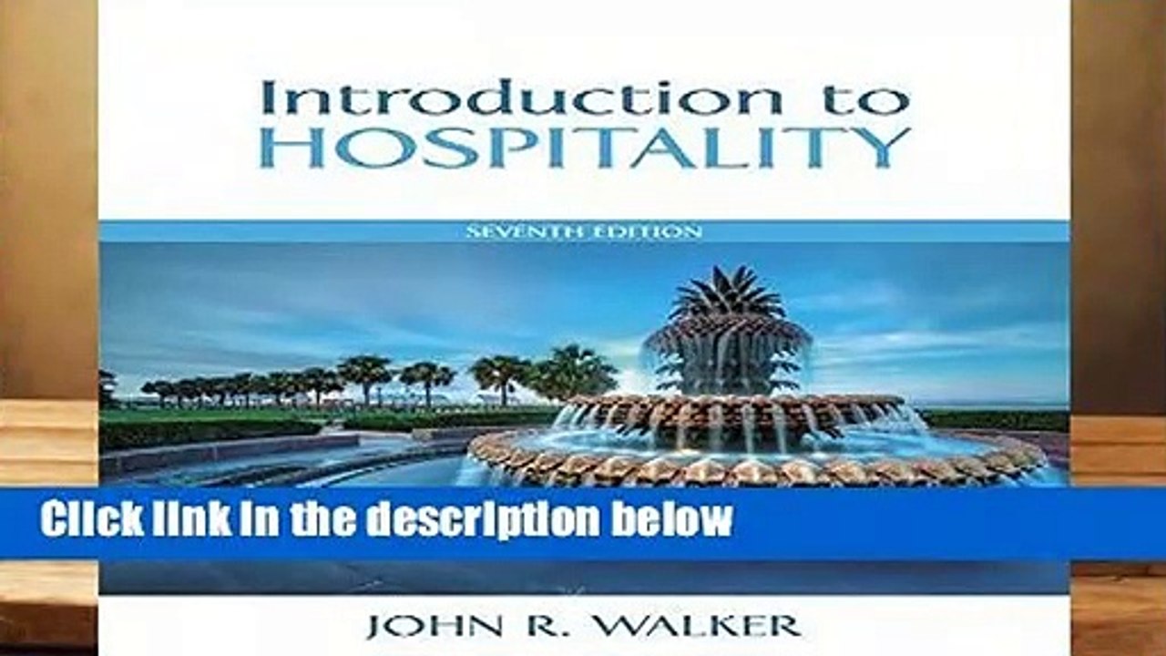 [Doc] Introduction to Hospitality