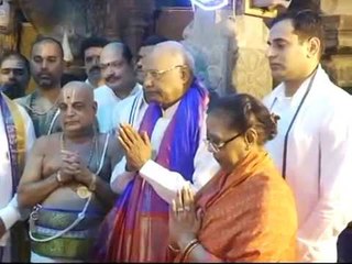 President Kovind offers worship at Lord Venkateswara temple