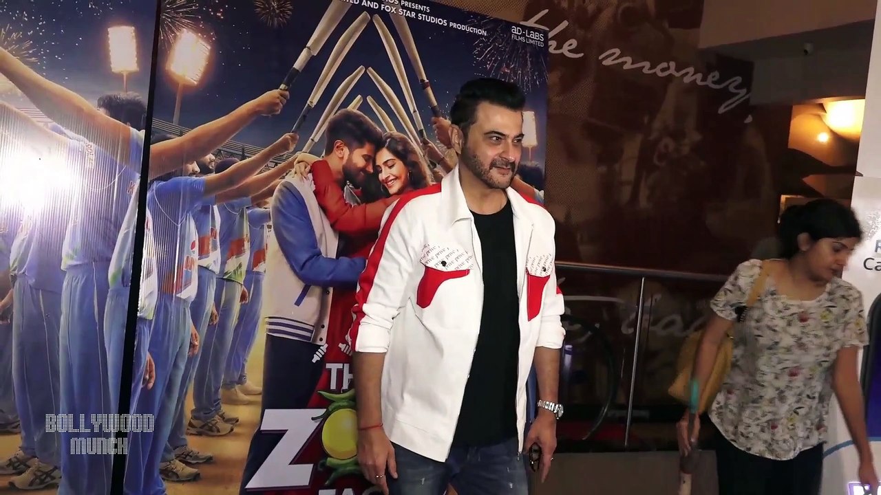 Sonam Kapoor & Anand Ahuja, Arjun Kapoor & Others At Screening Of ‘The Zoya Factor’