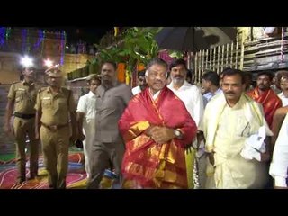 TIRUPATHI DY CM PANNEERSELVAM DHARASAN NEWS 02102017
