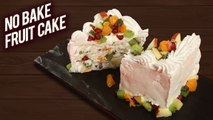 No Bake Fruit Cake | How To Make Fruit Cake In 30 Minutes | Instant Fruit Cake Recipe By Bhumika