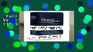 Full E-book  The Merck Veterinary Manual, 11e Complete