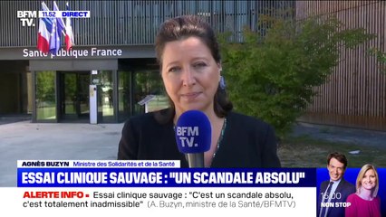 Agnès Buzyn: "Depuis mon exercice de médecin, c'est la première fois que j'entends parler" d'essai clinique sauvage