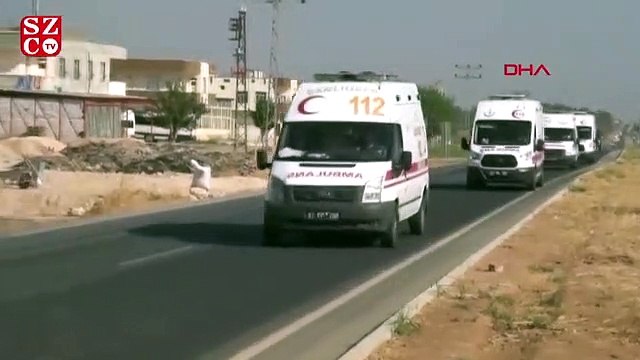 Suriye sınırına sağlık ve kurtarma ekibi sevkiyatı