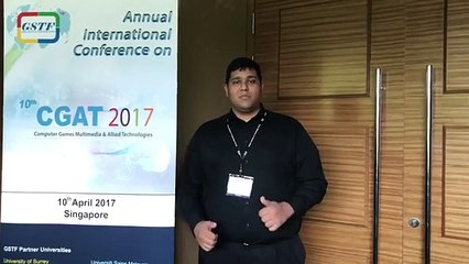 Sanish Sampath at CGAT Conference 2017 by GSTF Singapore