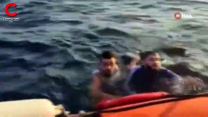 Bodrum'da göçmen teknesi battı