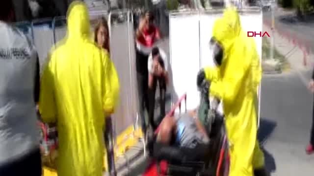 Aydın nazilli devlet hastanesi'nde kimyasal madde tatbikatı