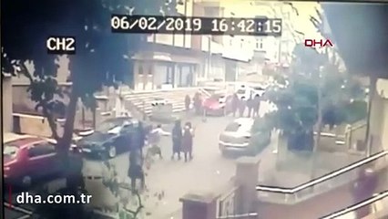 Kartal’daki binanın çökme anı