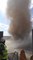 Dust Tornado Grows Large Near Drilling Rig