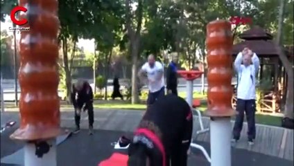 Spor yaparken karakolluk oldular