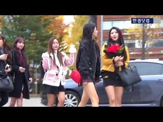 레드벨벳(Red Velvet), 트와이스(TWICE)에 워너원(Wanna One) 까지 다 담았다! (20171117 뮤직뱅크 출근길)