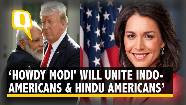 I'm very happy to see that Howdy Modi is bringing together Indian Americans and Hindu Americans: Gabbard