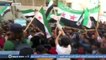 خروج مظاهرات في مدن وبلدات ريف إدلب تطالب بإسقاط نظام أسد