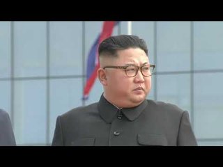 북한군 "문재인 대통령 각하 영접 위해 도열"  김정은·리설주, 문재인 대통령 파격예우 영접(순안공항 현장)