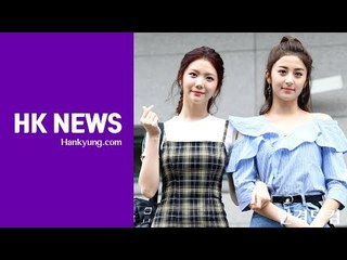 프로듀스48(PRODUCE48) 콘셉트 평가 출근길 - 이가은, 허윤진