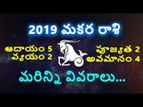 Makara Rasi 2019 || Capricorn Horoscope 2019|| మకర రాశి 2019