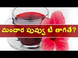 మందార టీ తాగితే ప్రయోజనాలివే || Benefits of hibiscus tea || Webdunia Telugu Health