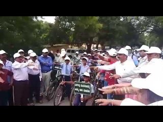 World Environment Day. Cycle awareness jatha in Mysore