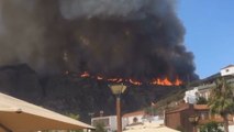 Un cable de baja tensión, posible origen del incendio de Gran Canaria