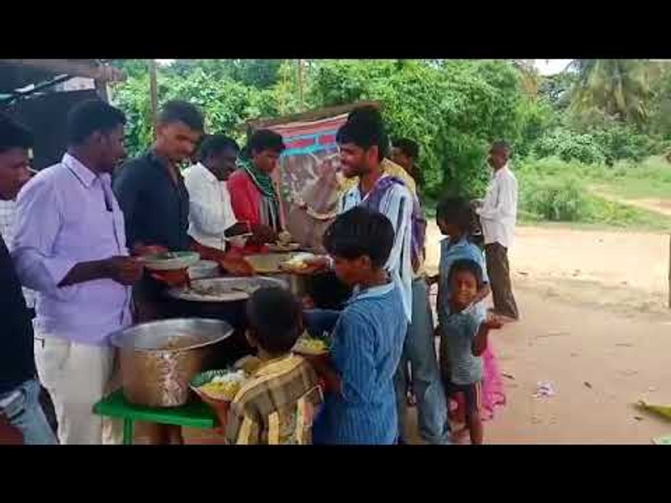 villagers given tribute to monkey