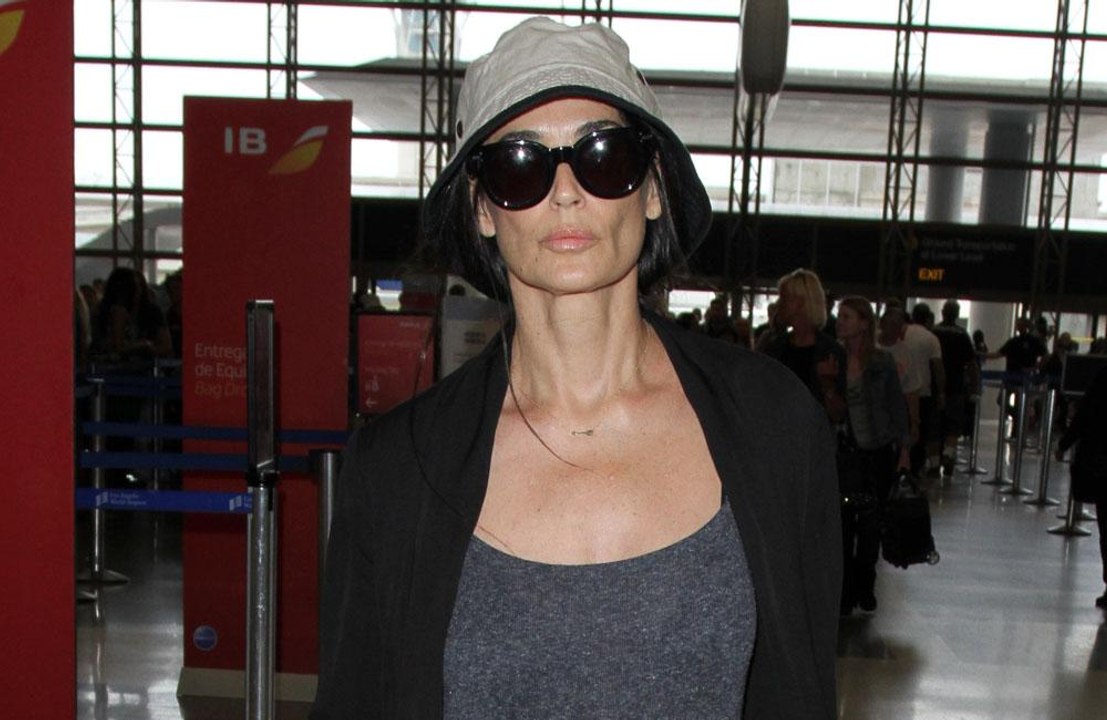 Demi Moore has sensitive skin