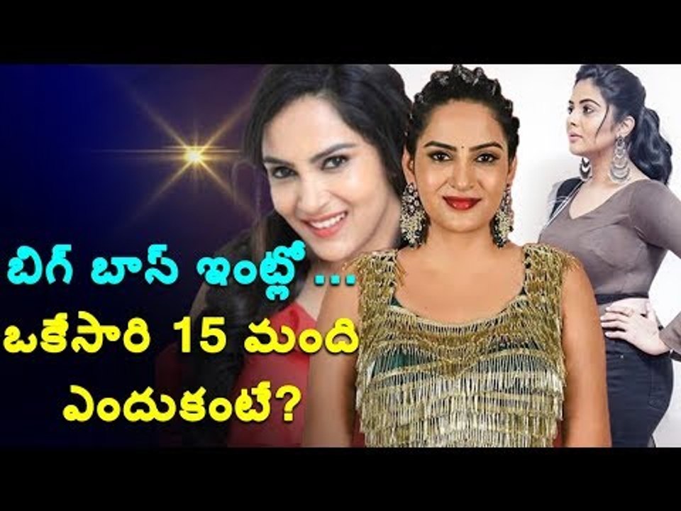 బిగ్ బాస్ ఇంట్లో ఒకేసారి 15 మంది ఎందుకు? || Big boss 3 Telugu || Hema || Himaja