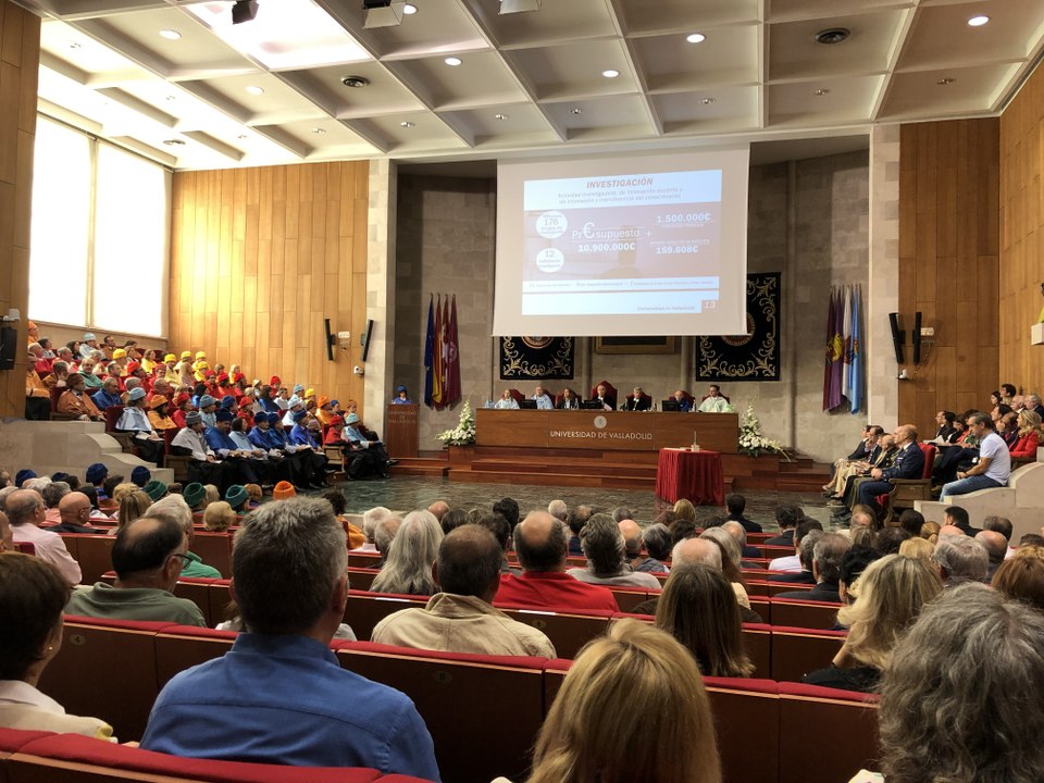 Acto de apertura del curso de la Universidad de Valladolid (UVA)