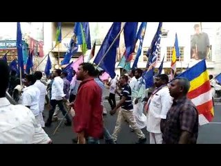 പ്രതിഷേധക്കൊടുങ്കാറ്റായ് ദളിത് ഹര്‍ത്താല്‍ മാര്‍ച്ച്