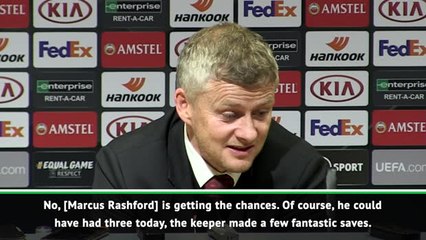 Solskjaer not worried by Rashford's goal drought