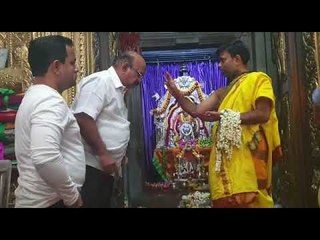 ಟೆಂಪಲ್‌ ರನ್‌ನಲ್ಲಿ ನಿರತರಾಗಿರುವ ಬಿಜೆಪಿ ಅಭ್ಯರ್ಥಿ ಉಮೇಶ್ ಜಾಧವ್