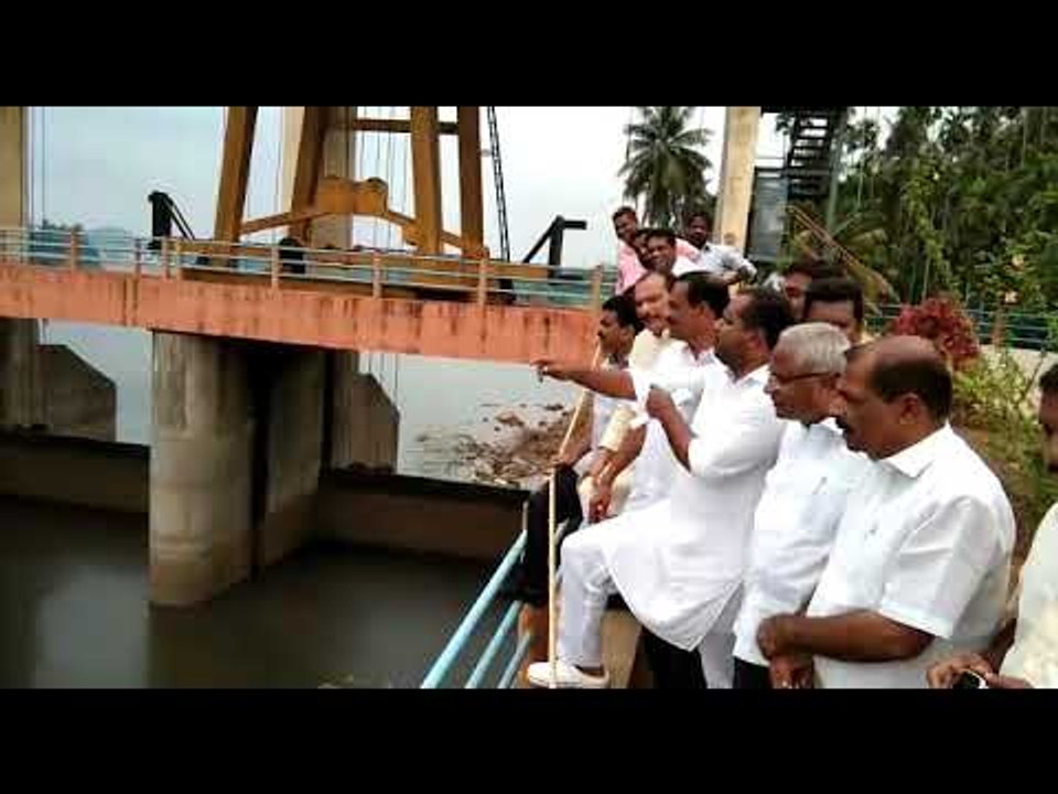 ತುಂಬೆ ವೆಂಟೆಡ್ ಡ್ಯಾಮ್‌ಗೆ ಸಚಿವ ಯು.ಟಿ.ಖಾದರ್ ಭೇಟಿ