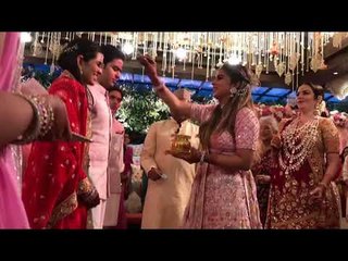 ആകാശ് അംബാനിയുടെ കല്യാണനിശ്ചയത്തിന് മുമ്പുള്ള ഒരു ചടങ്ങ് - അടിപൊളി വീഡിയോ!