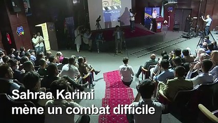 Afghanistan: elle s'impose dans un cinéma d'hommes