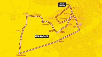 Así será la contrarreloj mixta en el Mundial de ciclismo de Yorkshire